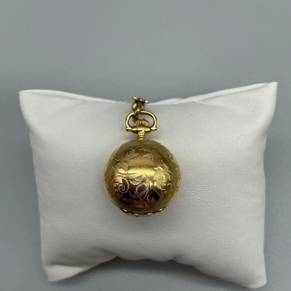 Vintage Bucherer Womens Watch 20mm Ball Pendant NOT RUNNING FOR PARTS